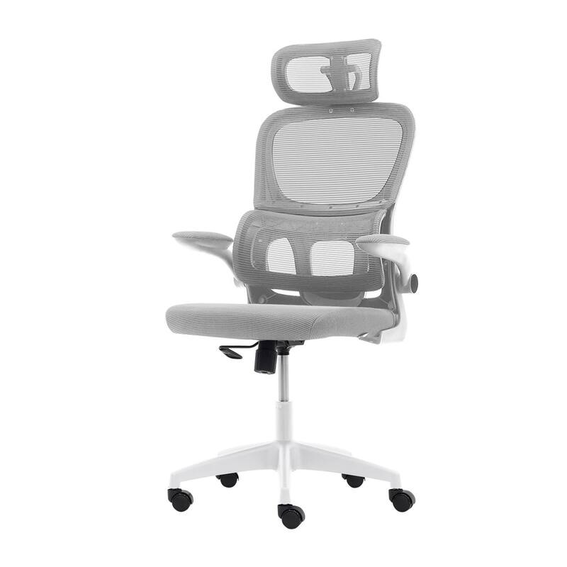 Cadeira Escritório Ergonômica Giratória Apoio Braços e Lombar Home Office Estudo Sala 120kg