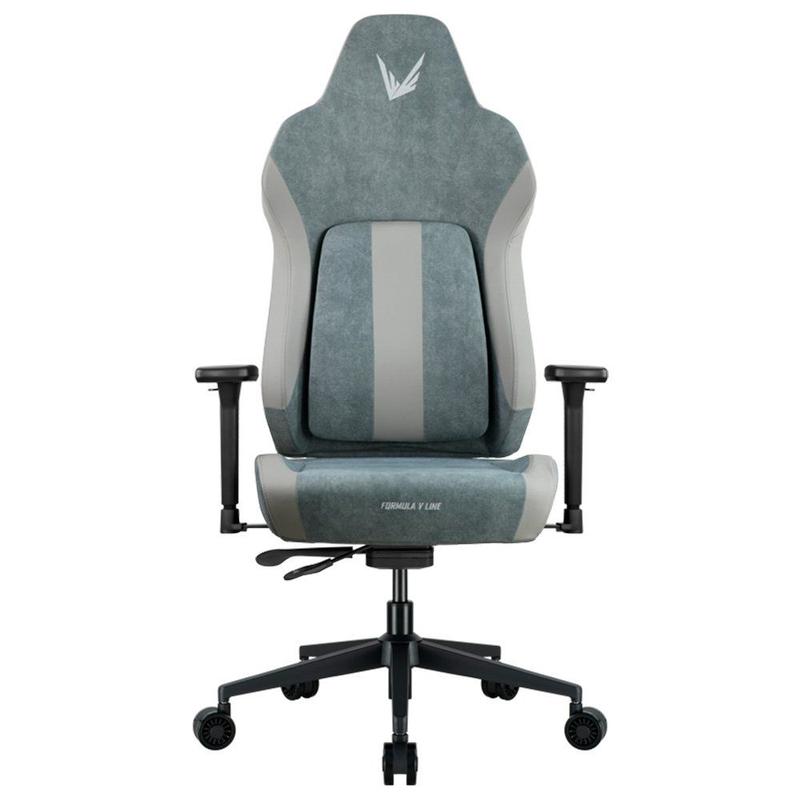 Cadeira Gamer Formula V Viron, Proteção Antiarranhões PET, Encosto Anatômico, Cinza - VIRON-LG