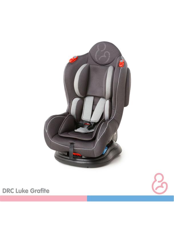Cadeira Luke grafite dispositivo de retenção 0 a 25kg para carro Galzerano