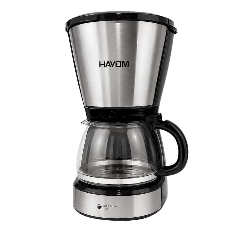 Cafeteira Elétrica Inox Gran Família 1.28L 220V Hayom