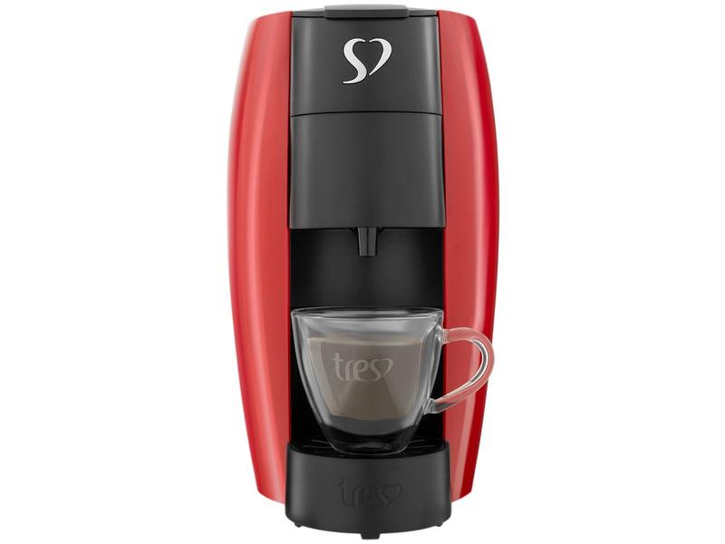 Cafeteira Espresso e Multibebida 3 Corações LOV Vermelha 127V