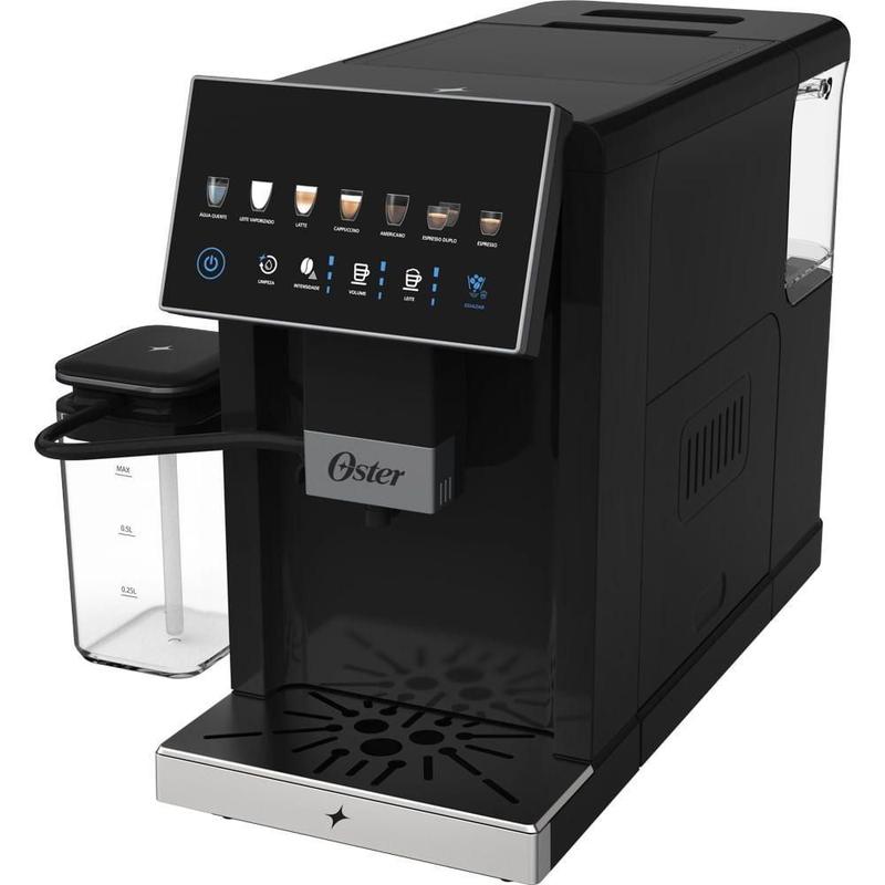 Cafeteira Espresso Superautomática Oster OCAF970 Moedor Cônico 20 Bar Inox 110V