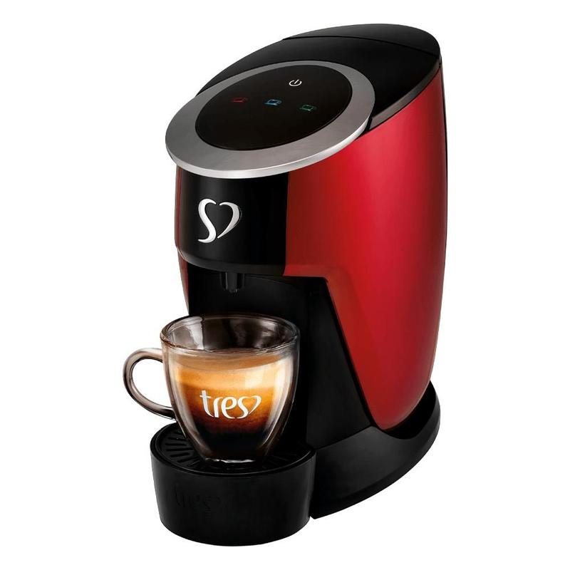 Cafeteira Espresso Touch Vermelha Automática - TRES 3 Corações