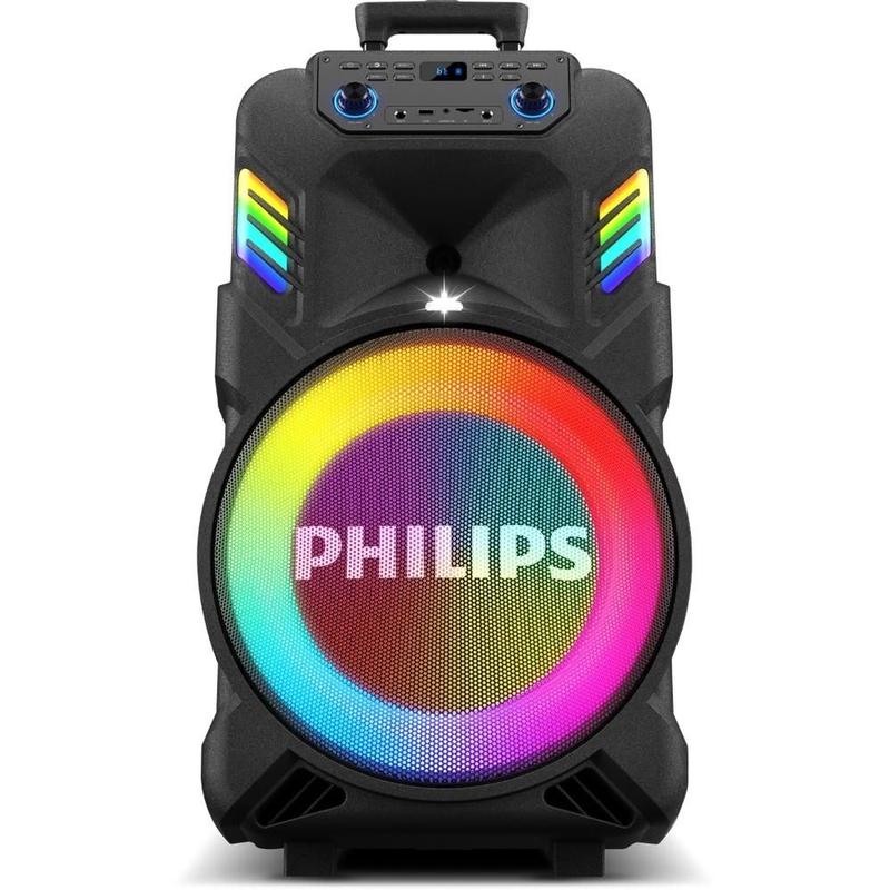 Caixa de Som Amplificada Philips TAX200T 650W Bluetooth Preta