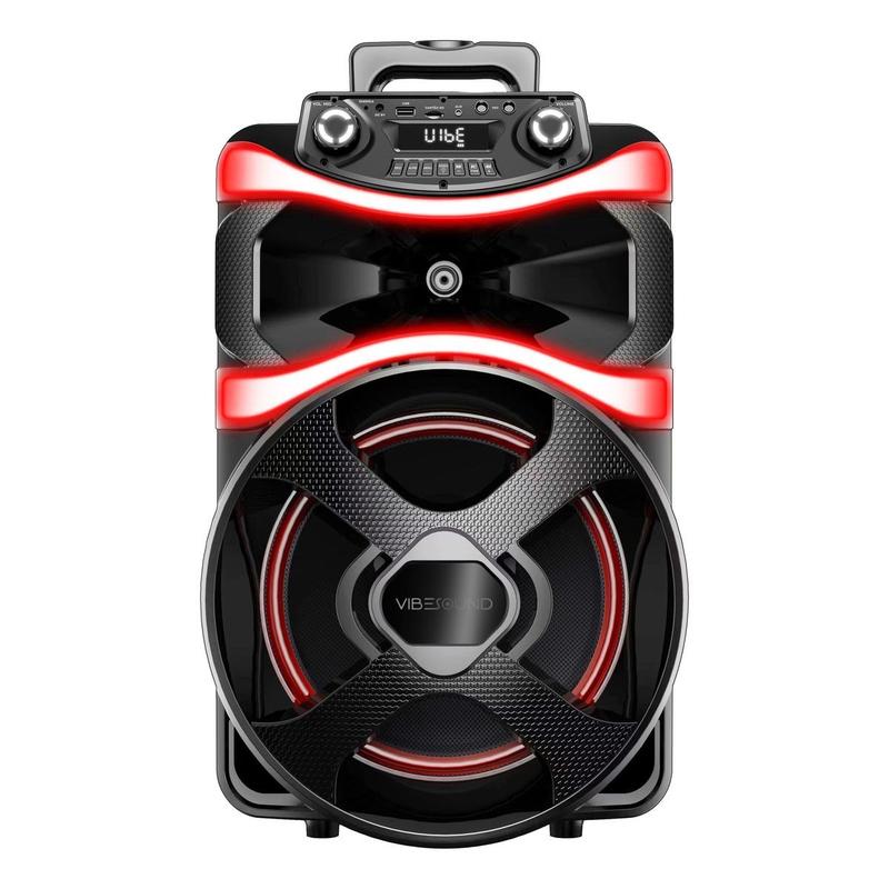 Caixa de Som Amplificada Vibe Sound V12. Power 800w Rms VS001 Preto