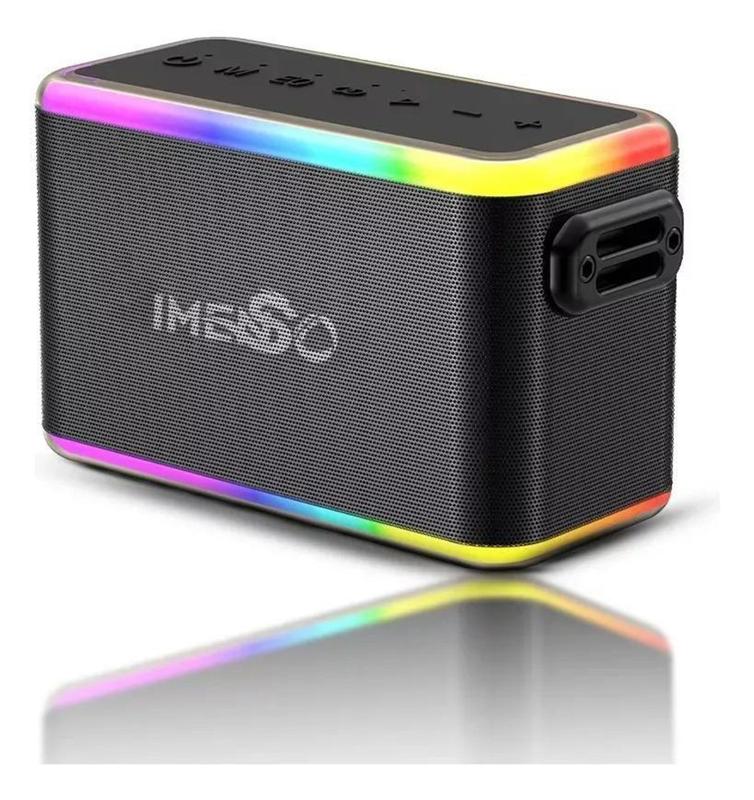 Caixa De Som Bluetooth Imenso X31 80w Ipx4 Bivolt C/ 2 Mic