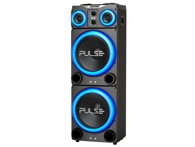 Caixa de Som Torre Pulse Sound SP515 Double Bluetooth 3500W RMS Amplificada