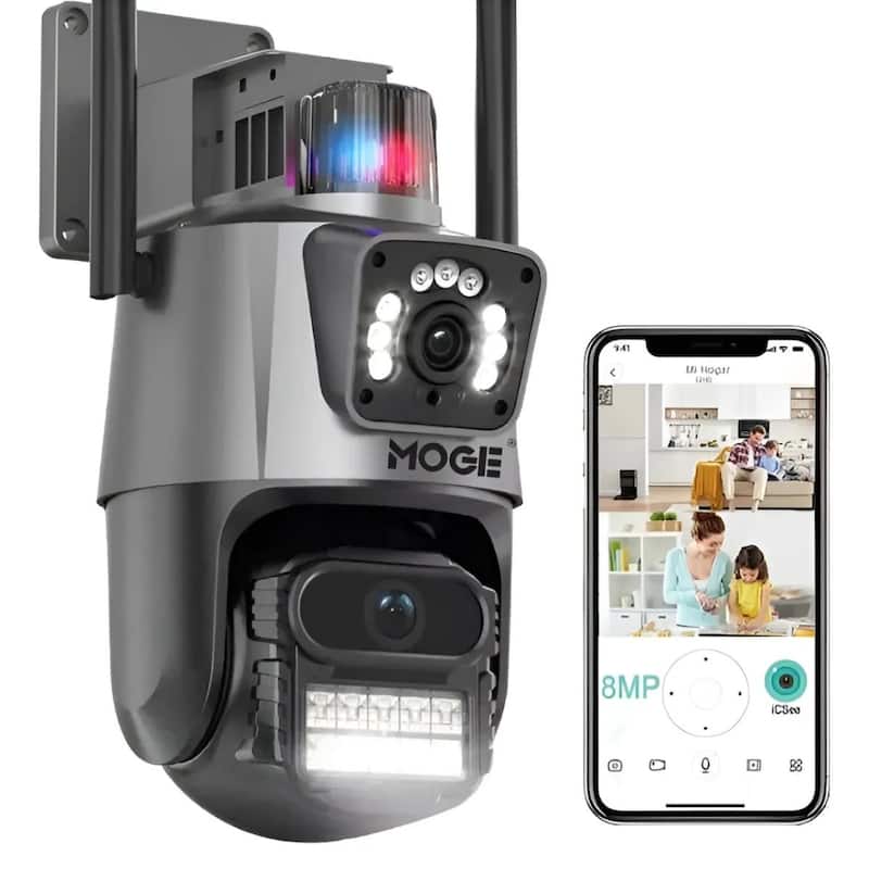 Câmera De Segurança 4K Wi Fi Com Instalação Fácil E Rápida