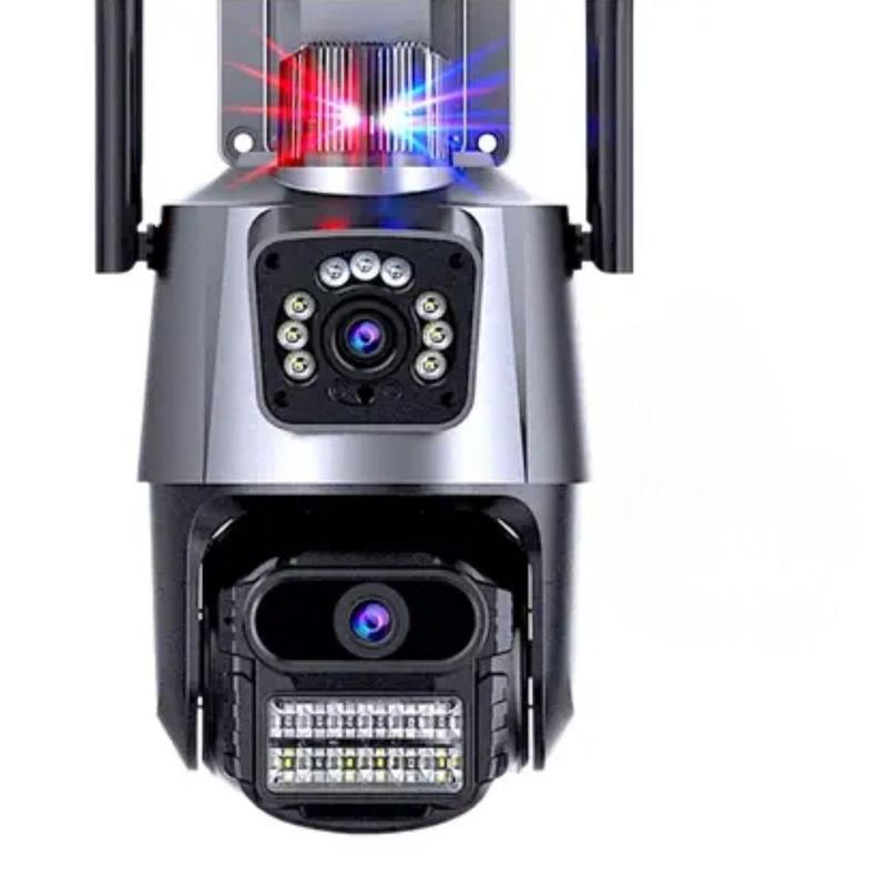 Câmera De Segurança 4K Wi Fi Com Sensor De Movimento E Sirene