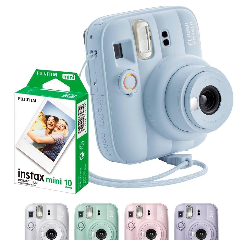 Câmera Instax Mini 13 Fujifilm Com 10 Filmes Instax - Frost Blue