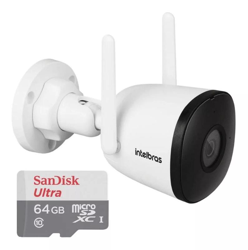 Câmera Inteligente Mibo Wi-fi Intelbras Full Hd Im5 Sc 64gb