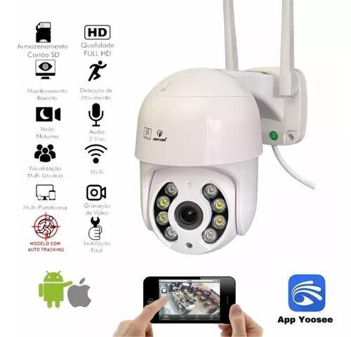 Camera Ip De Seguranca Wireles Externo Prova Dágua 2 A8-01