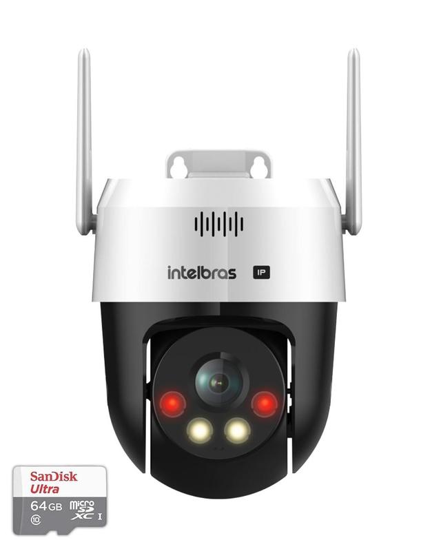 Câmera Ip Vipw 1300 Mini Intelbras Wi-Fi Cartão 64gb
