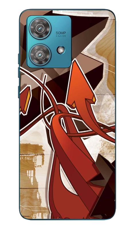 Capa Adesivo Skin071 Verso Para Motorola Edge 40 Neo