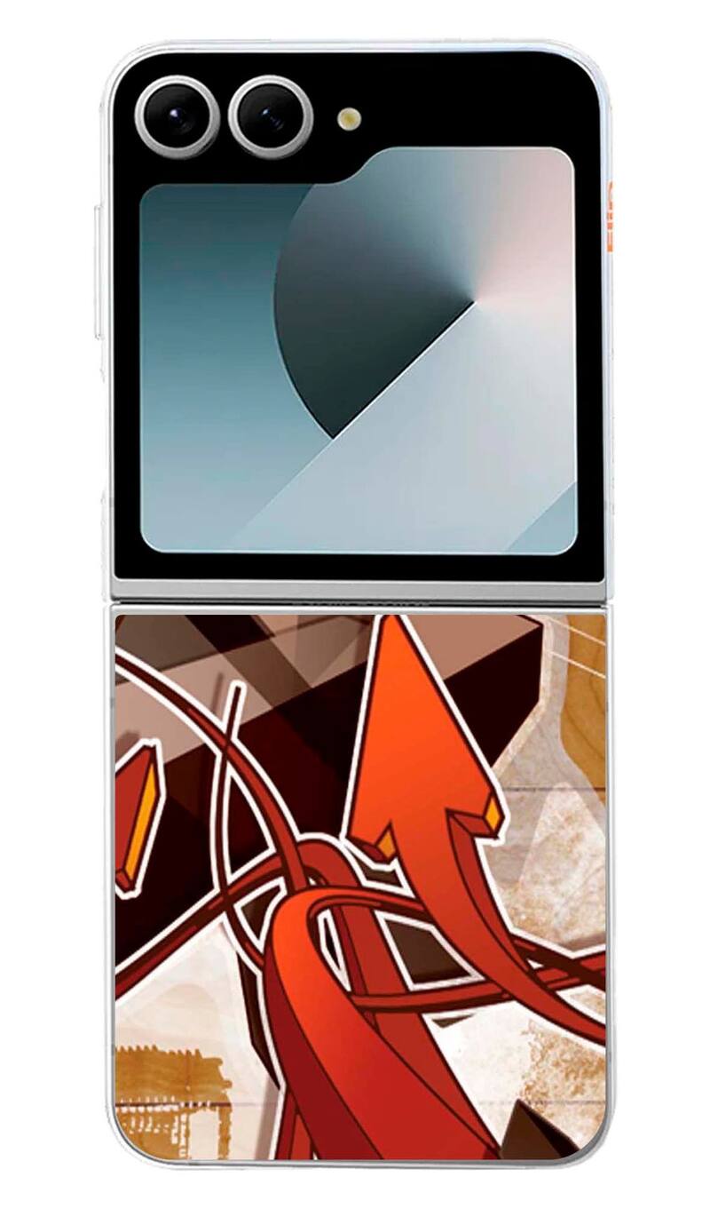 Capa Adesivo Skin071 Verso Para Samsung Galaxy Z Flip6
