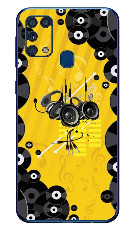 Capa Adesivo Skin354 Verso Para Samsung Galaxy M31 (2020)