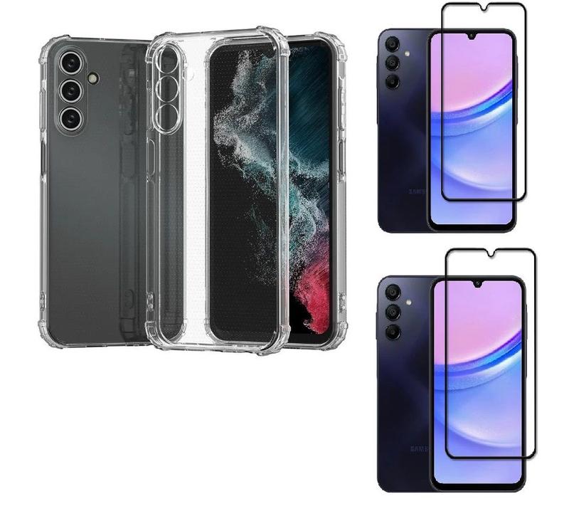 Capa Capinha Case + 2 Peliculas vidro 3D Samsung Galaxy A15