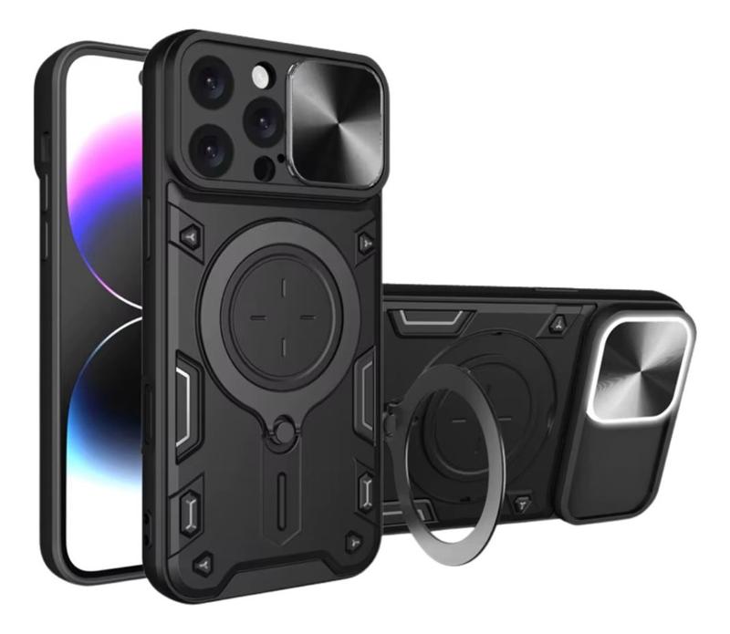 Capa Capinha Case Armor Stylus Militar Para iPhone 16, 16 Pro, 16 Pro Max Anti Impacto, Suporte 360 e Proteçaõ de Camera