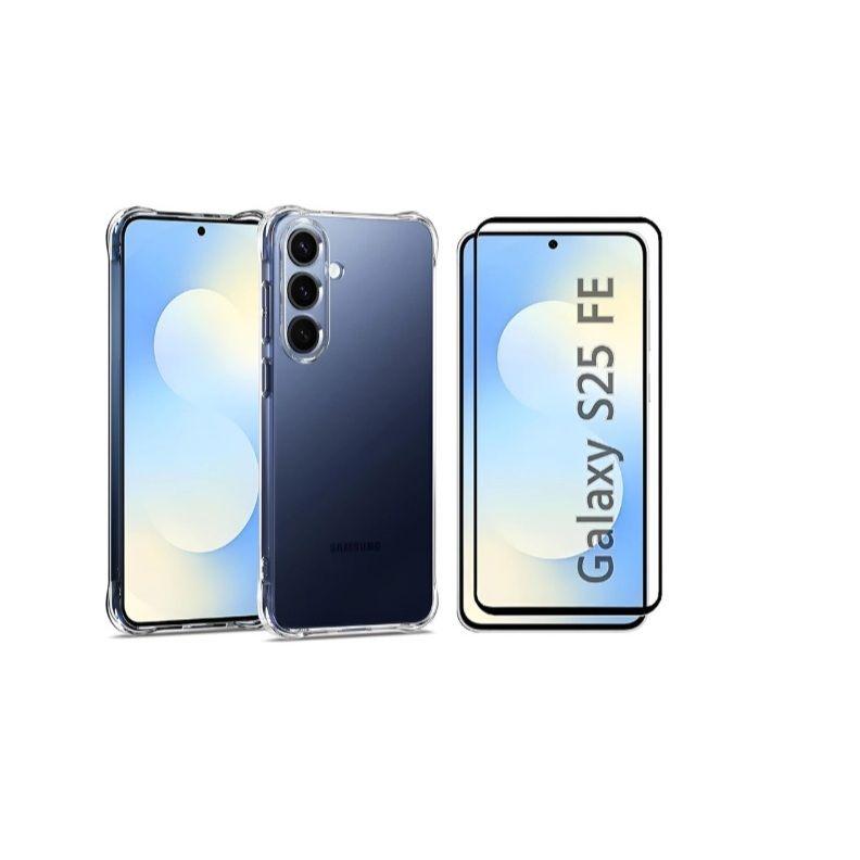 Capa Capinha Case Proteção Anti Impacto Samsung Galaxy S25FE S25 FE Pelicula vidro 3D