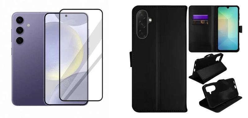 Capa Carteira Estojo Flip + Película 3D Vidro Para Samsung Galaxy A37 5g