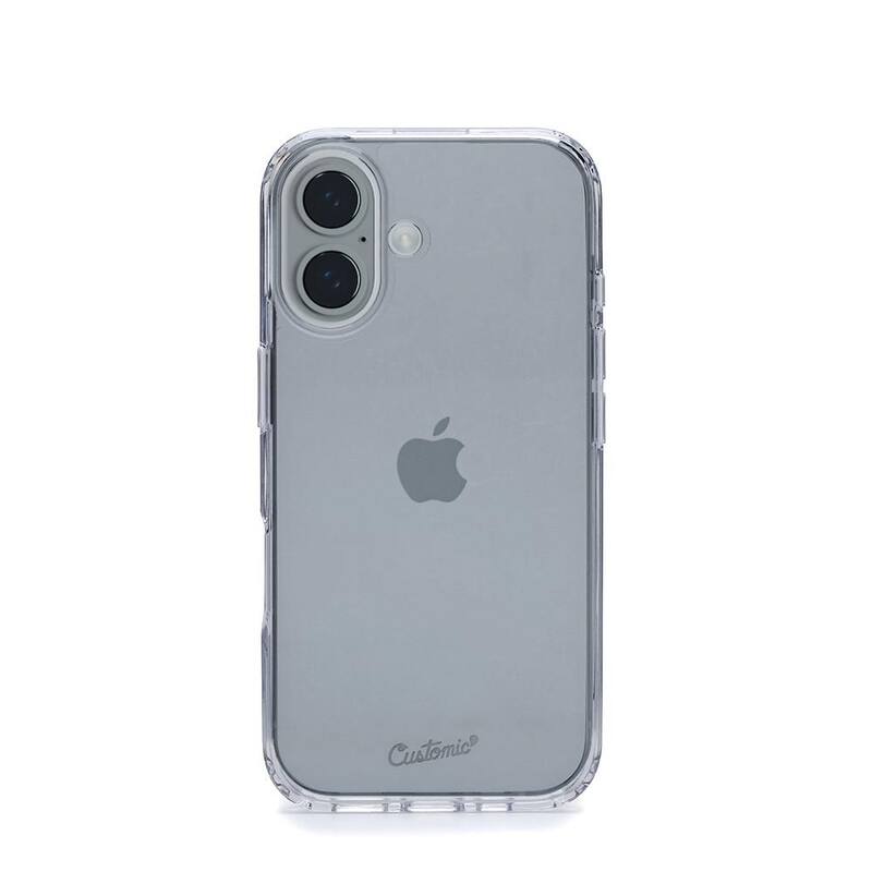 Capa Customic Para iPhone 16 Impactor Clear c/ Antiamarelamento e Proteção Militar MIL-STD-810G