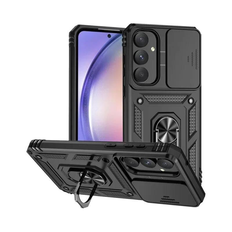 Capa De Armadura Antichoque Para Samsung Galaxy A56 A36 A26 A16 A55 A35 A25 A15 5G Com Proteção De
