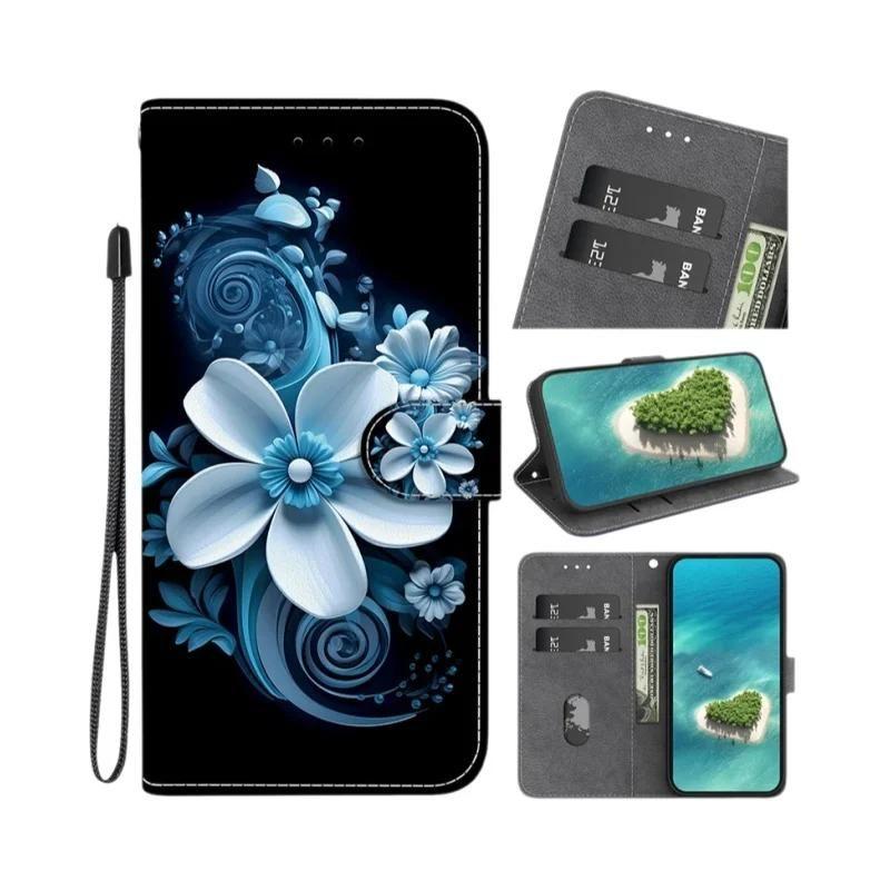 Capa De Couro Com Suporte Para Motorola MOTO G Series, Proteção Para G34, G200 5G, G30, G10, G04