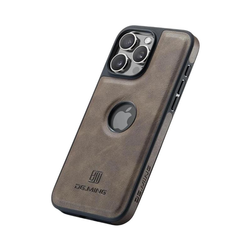 Capa De Couro Magnética Para iPhone Magsafe 16 15 14 13 12 11 pro Max 16e Anti Queda