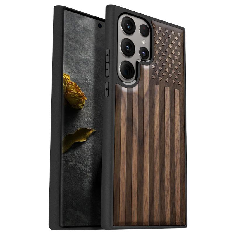 Capa de Madeira Carveit para Samsung Galaxy S24 Ultra 2024