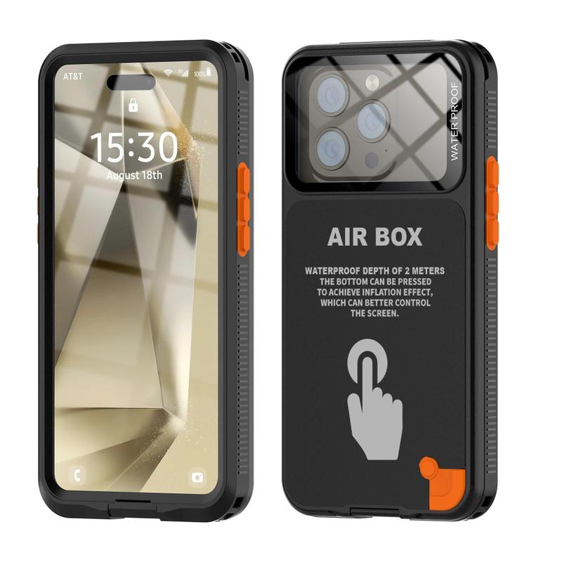 Capa De Telefone À Prova d'Água IP68 Para iPhone 16 15 pro 14 13 12 Para Fotografia Subaquática E