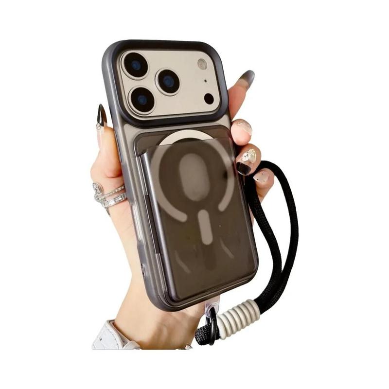 Capa De Telefone Magnética De Luxo Para iPhone 13 12 11 pro Max plus Com Cordão E Capa Protetora
