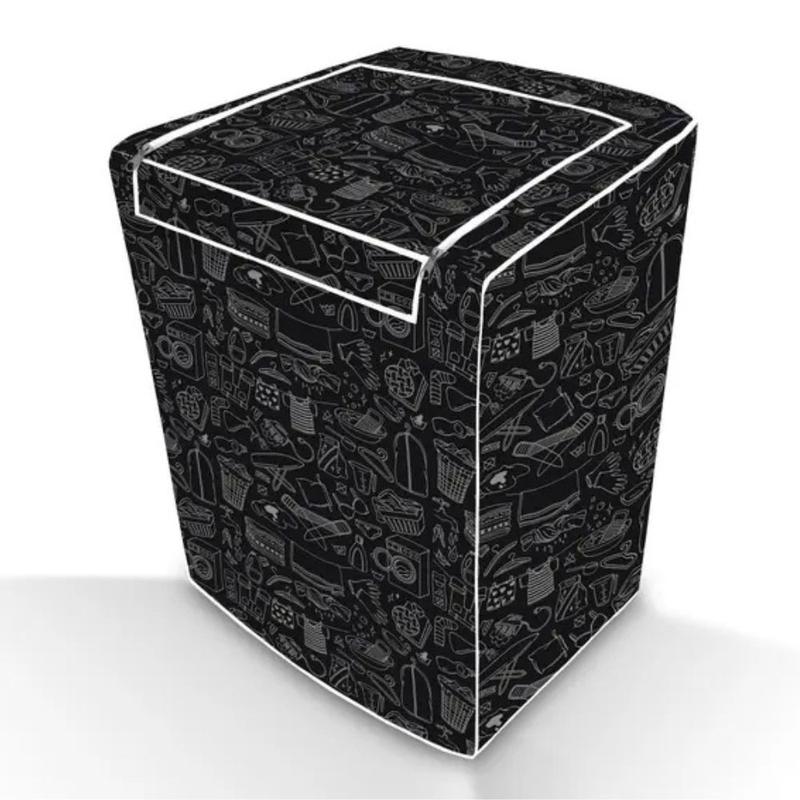 Capa Maquina de Lavar com Zíper Vida Pratika Proteção Total Electrolux Brastemp Consul 10kg 11kg 12kg 13kg 15kg