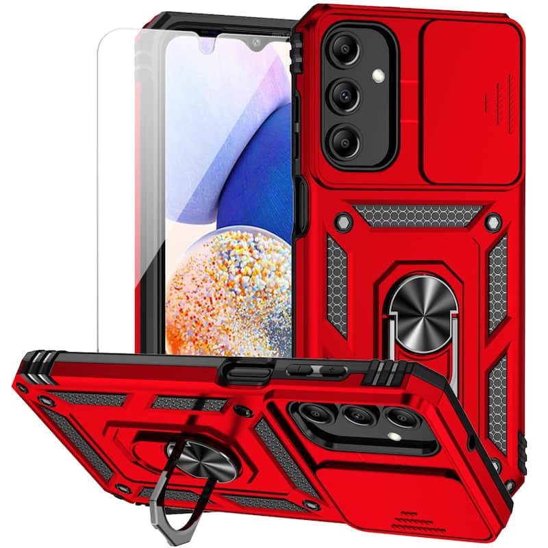 Capa Militar Vermelha M MAIKEZI para Samsung Galaxy A15 5G 6,5"