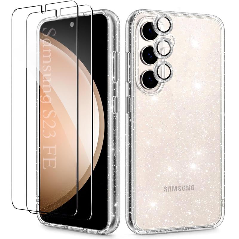 Capa para celular KIOMY Samsung Galaxy S23 FE 5G Glitter Clear