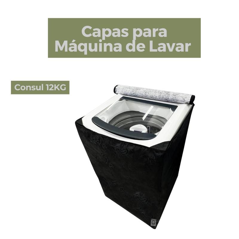 Capa para lavadora consul 12kg impermeável flex