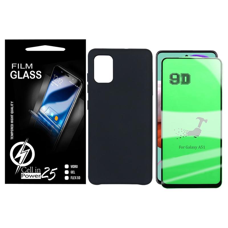 Capa Premium Aveludada GALAXY A51 A515F 6.5 + Pelicula Cerâmica - Cell In Power25