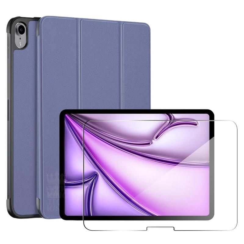 Capa proteção extra + vidro temperado para iPad Air 11 M2