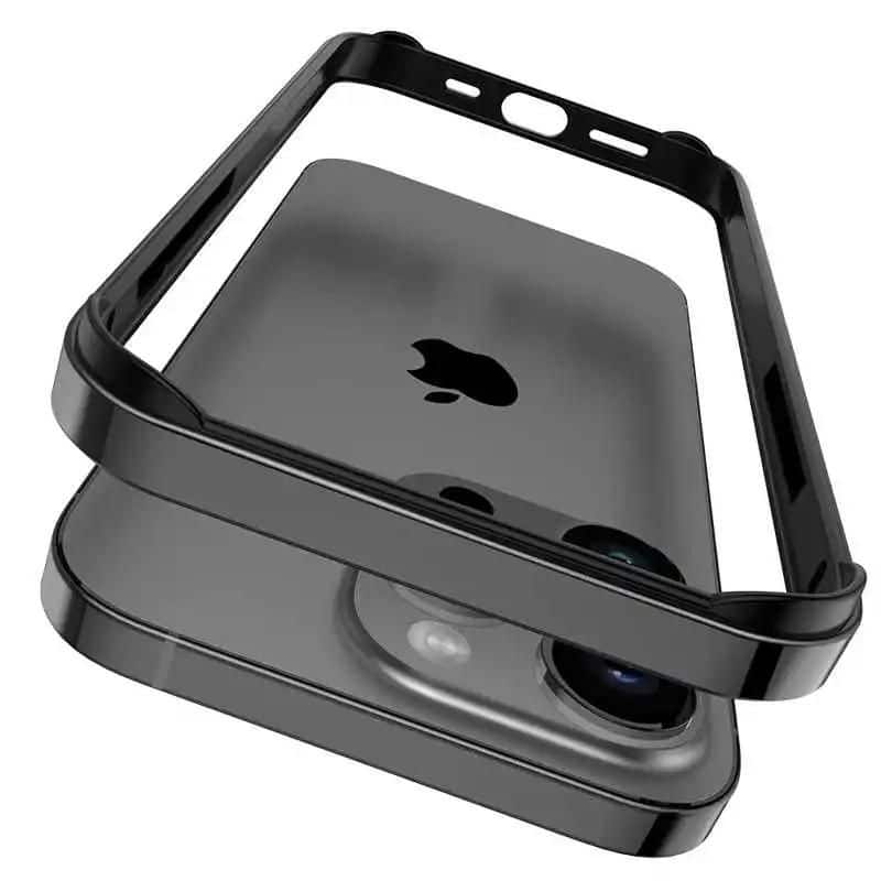 Capa Protetora Fina De Alumínio Metálico Para iPhone pro Max plus 17 16 15 14 13 12 11 Air E Com