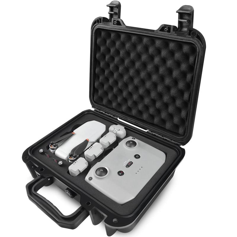 Capa rígida Lekufee Portable Travel Waterproof para DJI Mini 2 SE/ Mini 2 Drone/ Mini 4K e Mavic Mini 2 Drone
