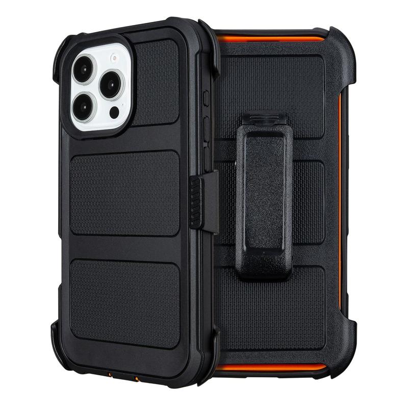 Capa Saiboro para iPhone 16 Pro Max Preta com Presilha