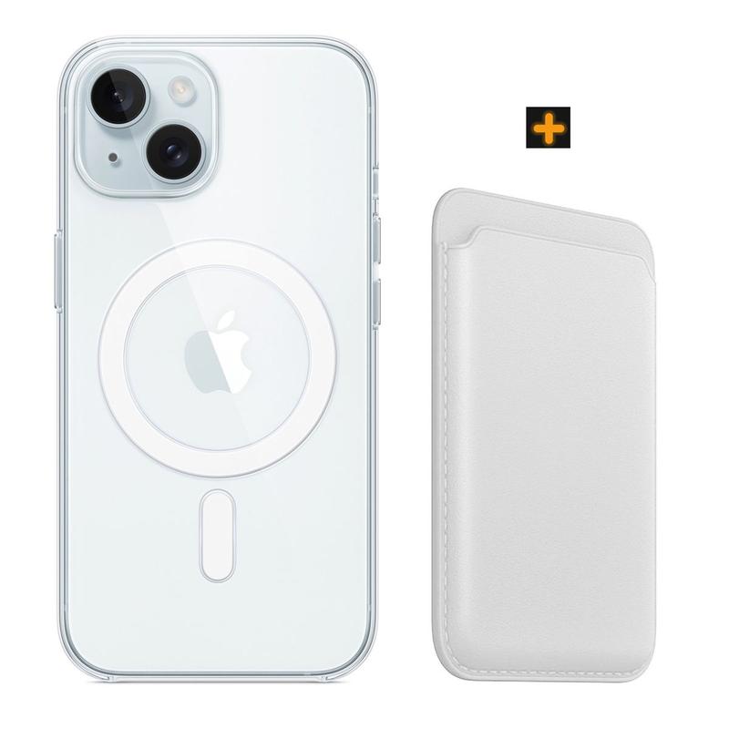 Capinha Capa MagSafe + Carteira Magsafe Compatível iPhone 15 / 15 Pro / 15 Pro Max e Plus