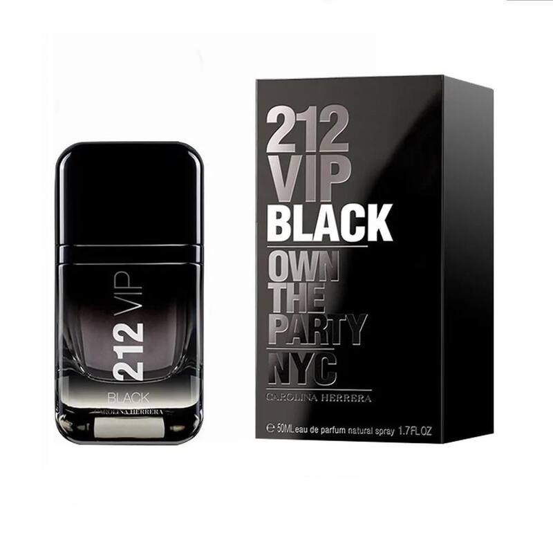 212 Vip Black Elixir Carolina Herrera EDP Masculino 50ml