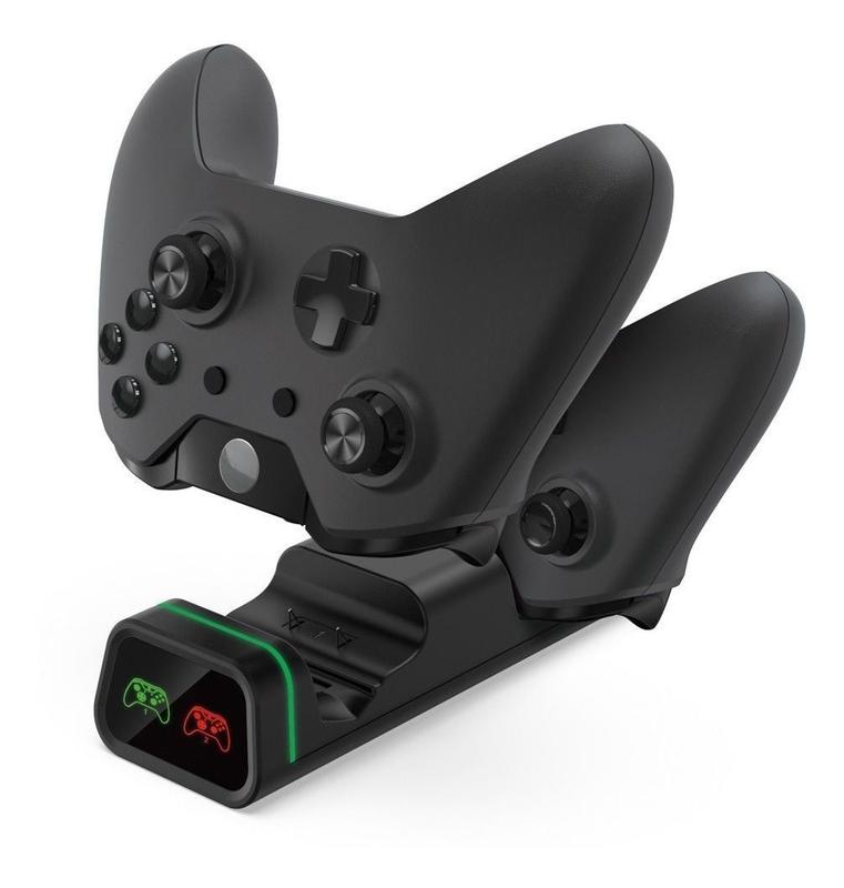 Carregador Controle Xbox + 2 Baterias 800mah One Series S/x