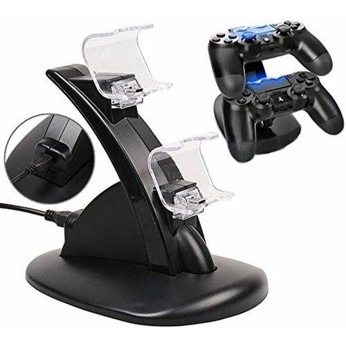Carregador Duplo Para 2 Controles Playstation 4 Ps4 Pro Nv