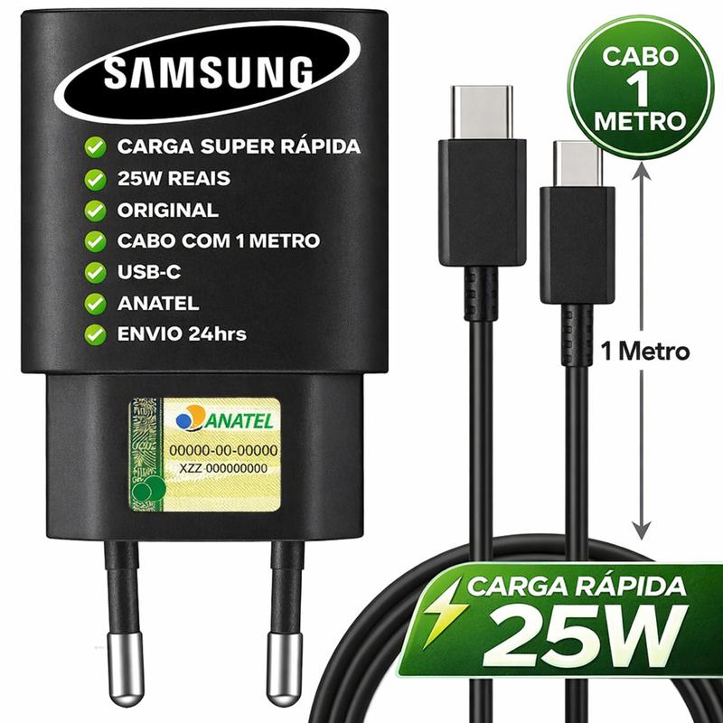 Carregador Original Samsung Turbo Z FOLD 3 Z FOLD 4 Z FOLD 5 Z FOLD 6