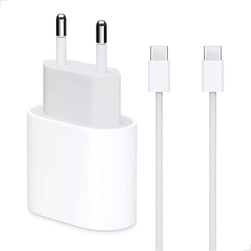 Carregador PD Turbo 20W USB-C Compatível Com iPhone 15 16 Pro Max