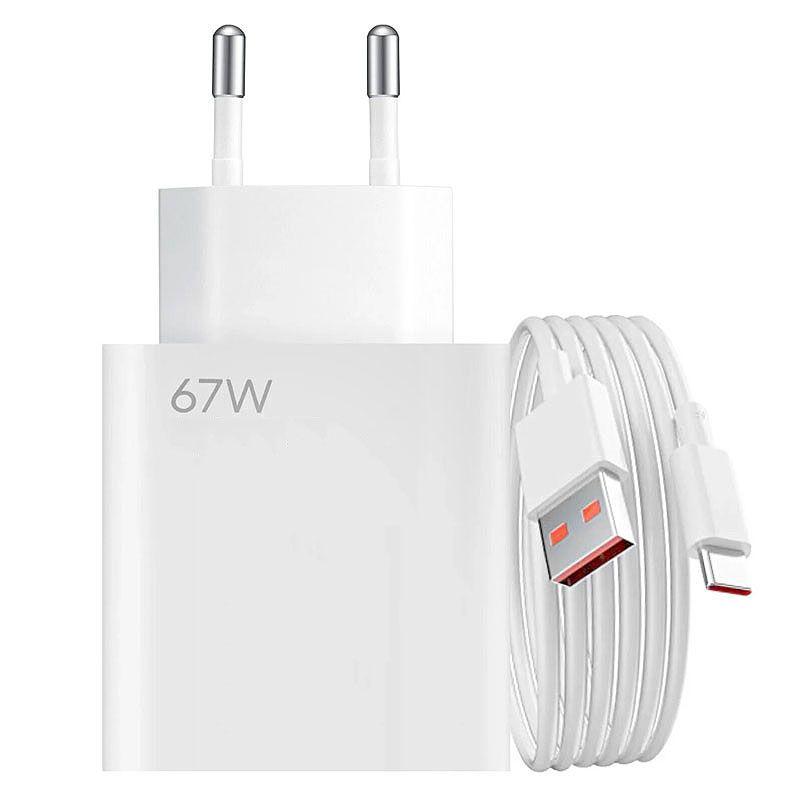 Carregador Turbo 67w Tipo-c Compativel Com Xiaomi Redmi Note 10 11 12 13 Pro 4G 5G