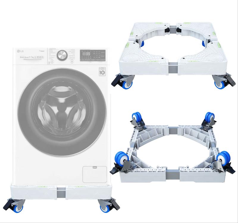 Carrinho Branco p/Máquina de Lavar/Lavadora Brastemp,Electrolux,Consul,Panasonic,Tanquinho Colormaq
