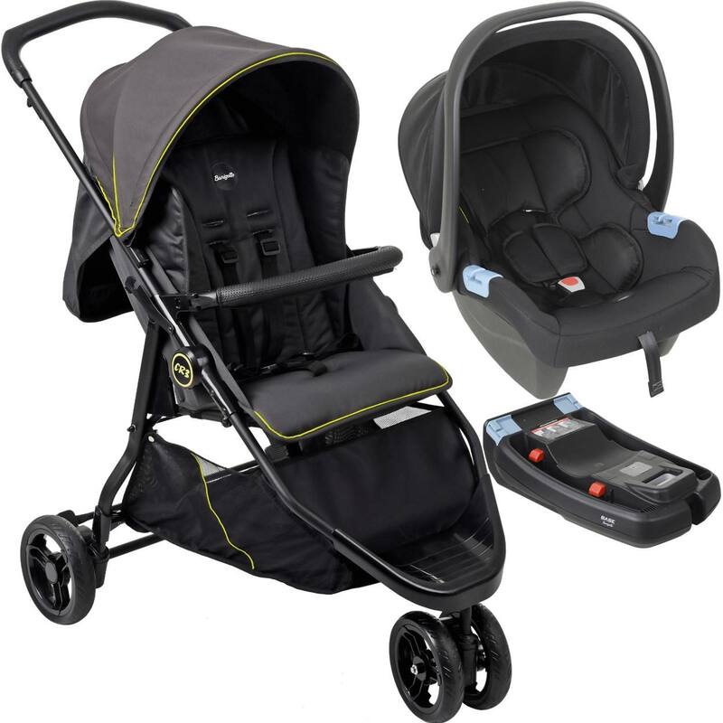 Carrinho de Bebe Bebe Conforto Base Burigotto CR3 G22 Gray Neon