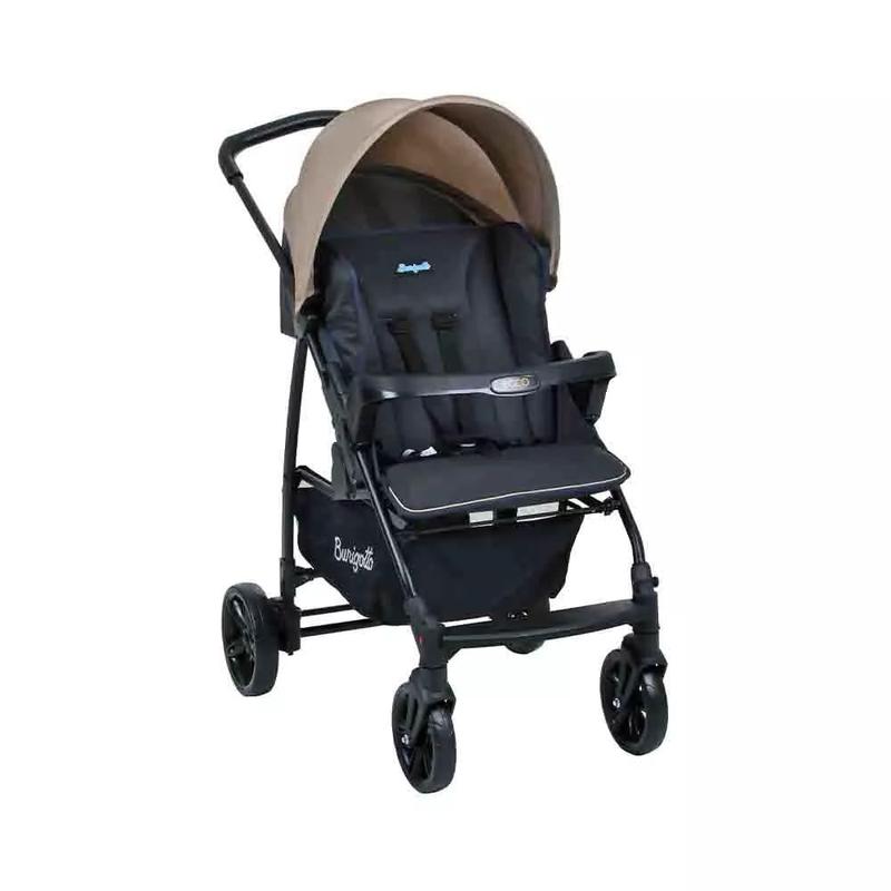 Carrinho de Bebê Burigotto Ecco Cinza e Bege 0 a 15kg